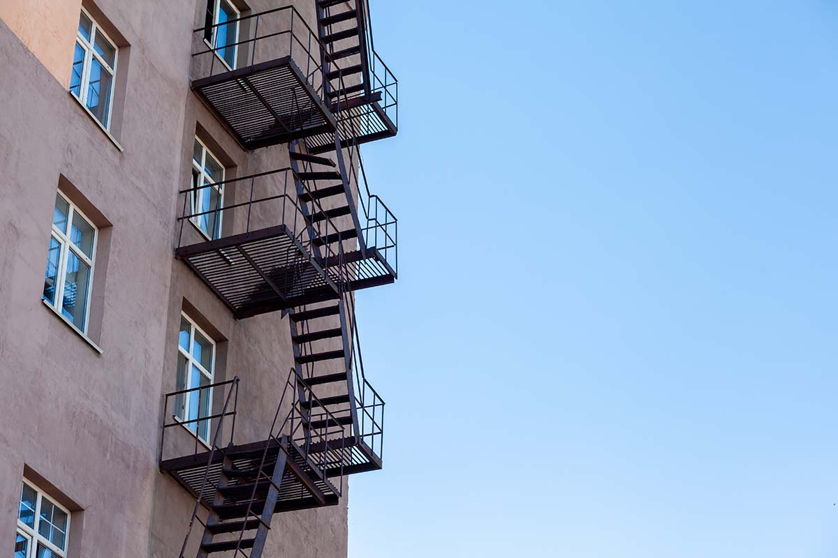 fire escape on a building